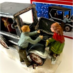 Daddy and Daughter Holiday Time Vintage Truck, Christmas Decor